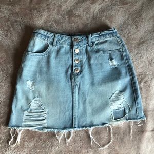 Forever 21 denim mini skirt